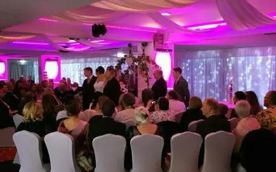 Lee & Melanie tie the knot at The Almondvale Suite!