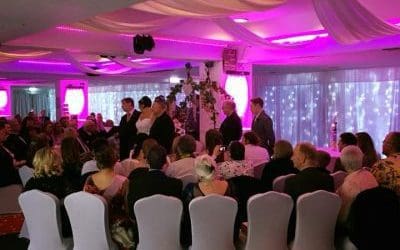 Lee & Melanie tie the knot at The Almondvale Suite!