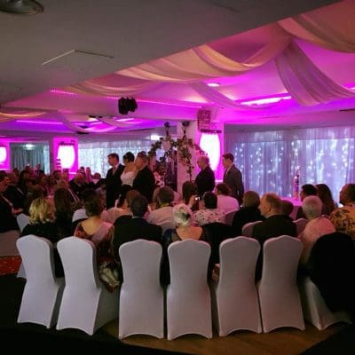 Lee & Melanie tie the knot at The Almondvale Suite!